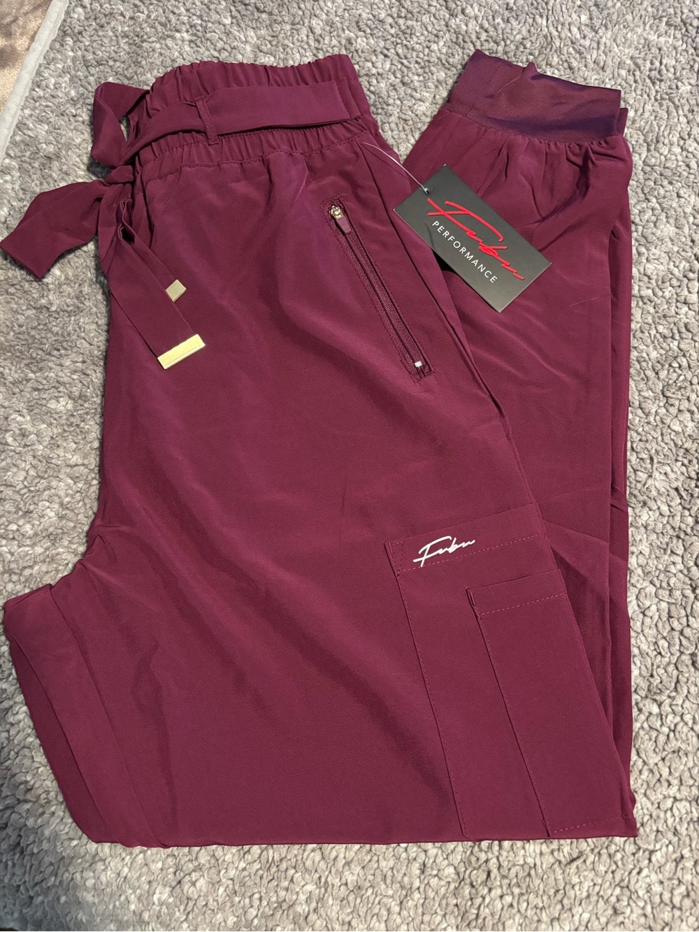 Scrub jogger pants